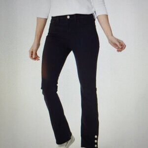 NWT 7 For All Mankind JEN 7 Women’s Size 14 Slim Fit Bootcut Jeans Black